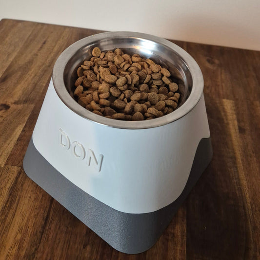 Custom Name Raised Pet Bowl