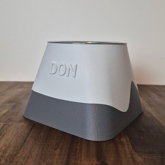 Custom Name Raised Pet Bowl